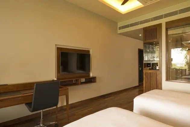 Deluxe Oda, 2 Tek Kişilik Yatak, Balkon, Bahçe Manzaralı