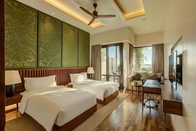 Deluxe Oda, 2 Tek Kişilik Yatak, Balkon, Bahçe Manzaralı