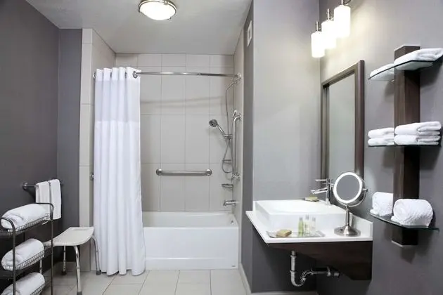 Süit, 1 En Büyük (King) Boy Yatak, Engellilere Uygun, Küvet (Mobility & Hearing, 2 Rooms, Sofa)