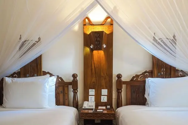 Oda, 2 Tek Kişilik Yatak, Balkon, Bahçe Manzaralı