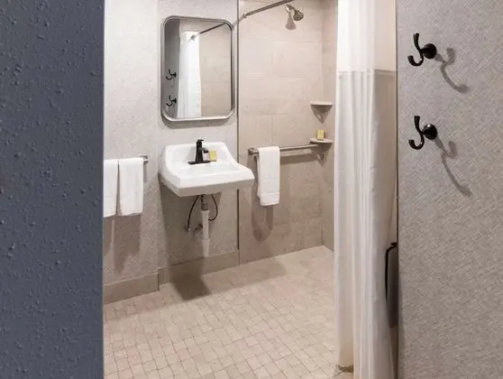 Oda, 2 Büyük (Queen) Boy Yatak, Engellilere Uygun (Mobility & Hearing, Roll-In Shower)