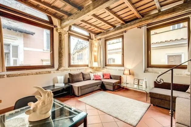 Çatı Katı (Loft), 1 Yatak Odası, Kule (Vicolo Savelli 2)