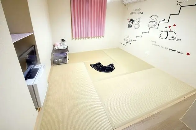 Traditional İki Ayrı Yataklı Oda, Özel Banyo (Japanese, 2F-2, Little Kitten)