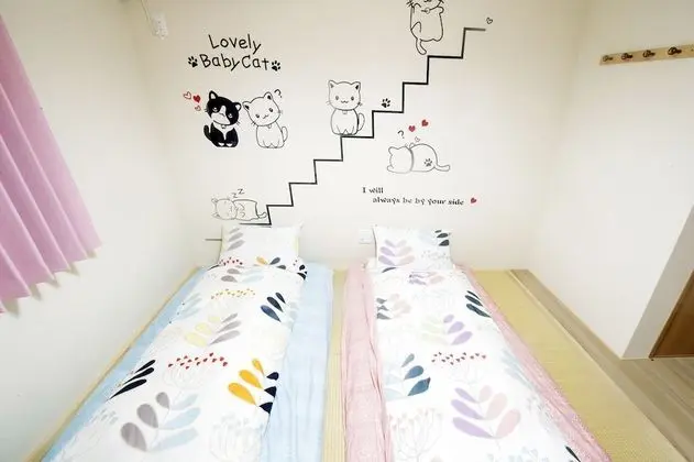 Traditional İki Ayrı Yataklı Oda, Özel Banyo (Japanese, 2F-2, Little Kitten)