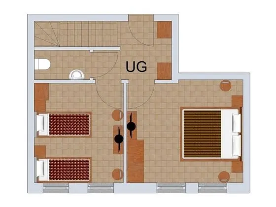 Apart Daire, 2 Yatak Odası, Teras, Bahçeli
