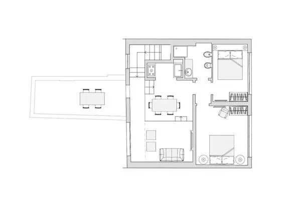 Luxury Apart Daire, 2 Yatak Odası