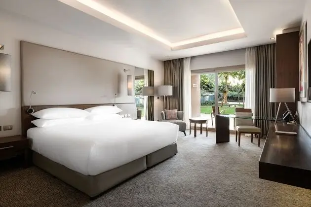 Club Oda, 1 En Büyük (King) Boy Yatak, Balkon (Dusit, High Floor, Pool/Lake View)