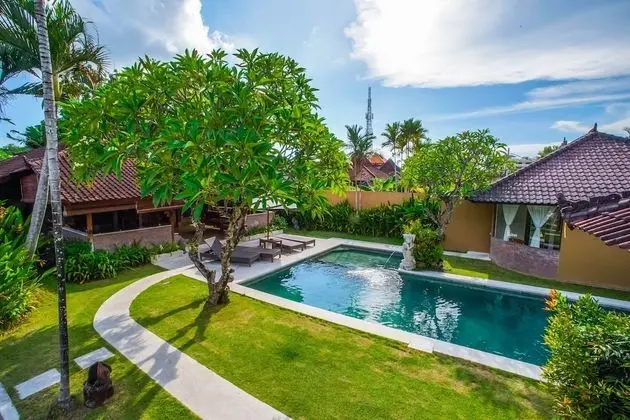Family Villa, 3 Yatak Odası, Kişiye Özel Havuzlu, Havuz Manzaralı (3 Bedrooms Pool Villa)