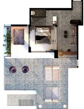 Süit, Deniz Manzaralı (King with Outdoor Jetted tub)