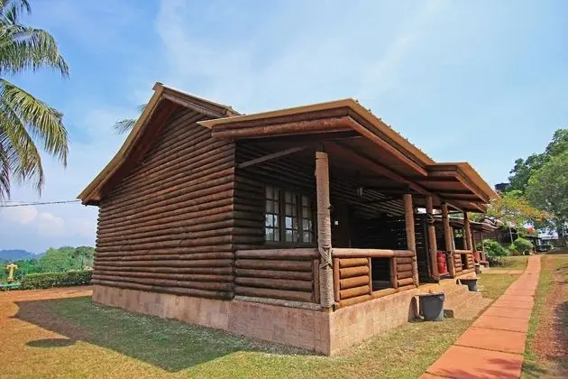 Panoramic Oda, Balkon, Bahçe Manzaralı (Log Cabin)