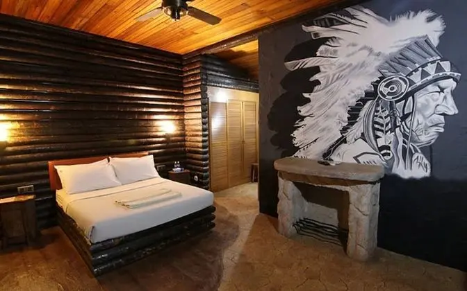 Panoramic Oda, Balkon, Bahçe Manzaralı (Log Cabin)
