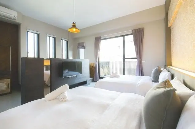 Deluxe Dört Kişilik Oda, Balkon/Veranda