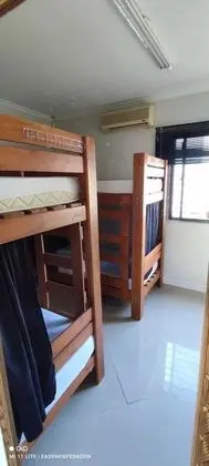Quarto coletivo de 4 camas