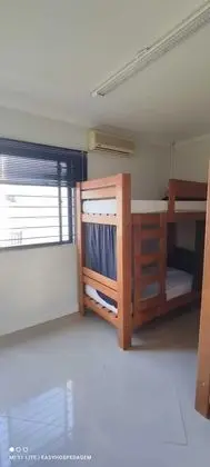 Quarto coletivo de 4 camas