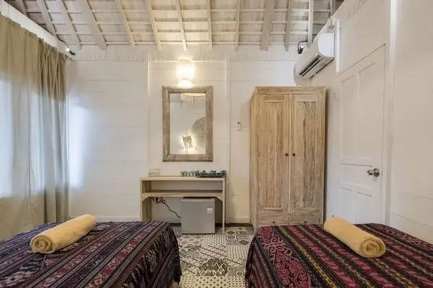 Bungalov, 2 Tek Kişilik Yatak, Havuz Kenarı