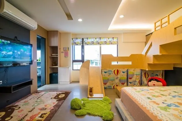Family Dört Kişilik Oda, 1 Yatak Odası, Küvet