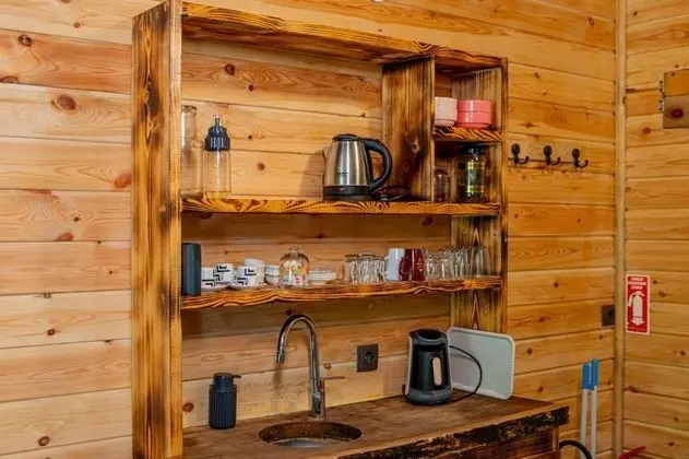 Bungalow, Dere Manzaralı, Şömineli ve Jakuzili