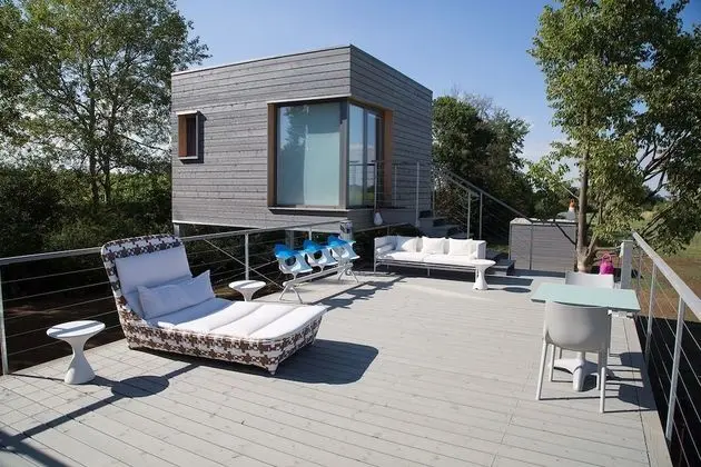 Deluxe Tek Büyük Yataklı Oda, Teras