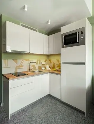 Two-store suite with attic