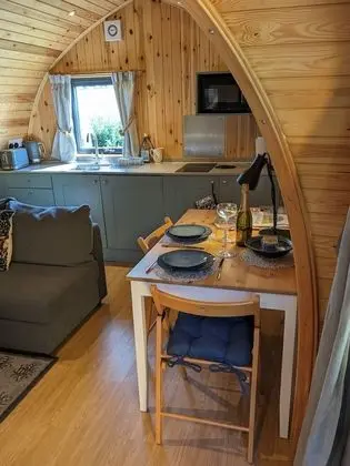 Luxury Kulübe, Banyolu/Duşlu, Deniz Manzaralı (Bass Rock Pod)