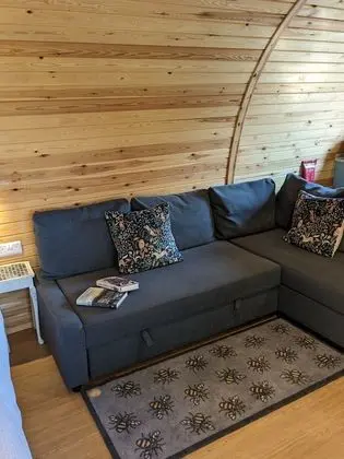 Luxury Kulübe, Banyolu/Duşlu, Deniz Manzaralı (Bass Rock Pod)