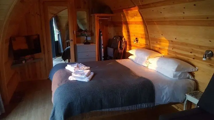 Luxury Kulübe, Banyolu/Duşlu, Deniz Manzaralı (Bass Rock Pod)