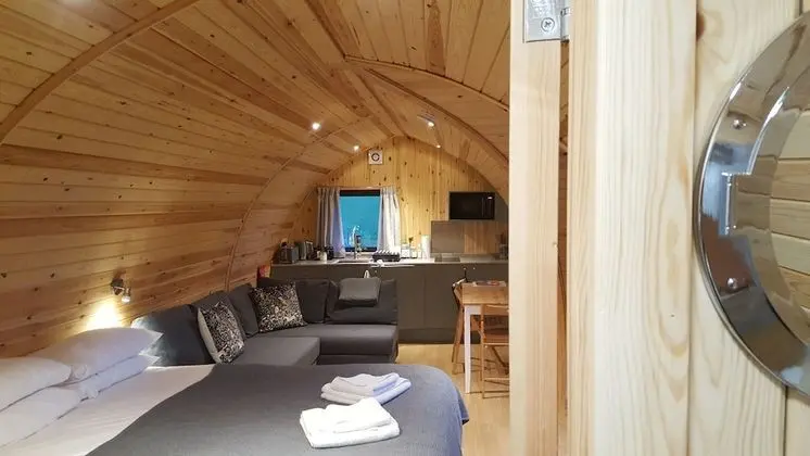 Luxury Kulübe, Banyolu/Duşlu, Deniz Manzaralı (Bass Rock Pod)
