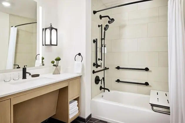 Oda, 1 En Büyük (King) Boy Yatak, Engellilere Uygun, Balkon (Roll-In Shower)