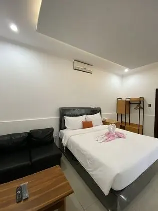 Family Tek Büyük Yataklı Oda, 2 Yatak Odası, Sigara İçilebilir, Havuz Manzaralı