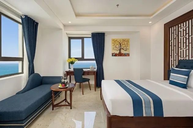 Deluxe Tek Büyük Yataklı Oda, Küvet, Okyanus Manzaralı