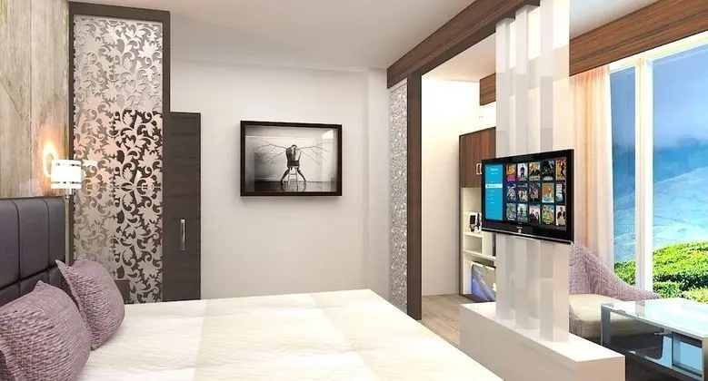 Deluxe Tek Büyük Yataklı Oda, Sigara İçilebilir, Şehir Manzaralı
