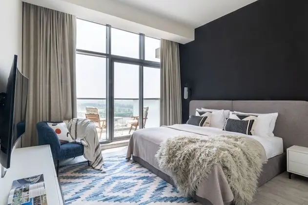 Premium Apart Daire, 2 Yatak Odası, Sigara İçilmez, Havuz Manzaralı