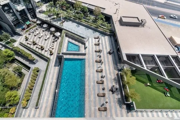 Premium Apart Daire, 2 Yatak Odası, Sigara İçilmez, Havuz Manzaralı