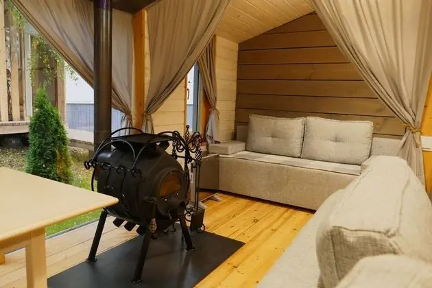 Kır Evi, 1 Yatak Odası, Avlu Manzaralı (Panorama 1)