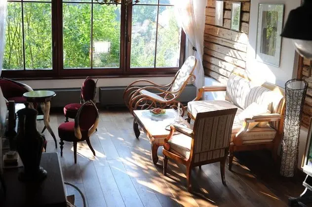 Romantic Dağ Evi, 1 Yatak Odası, Bahçe Manzaralı (DOMEK)