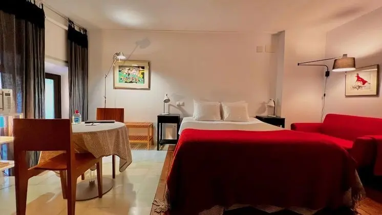 Standard Tek Büyük Yataklı Oda, Banyolu/Duşlu, Bahçe Manzaralı (Ground floor studio)