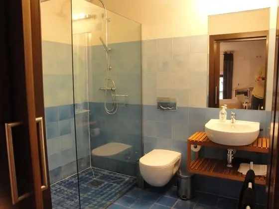 Standard Tek Büyük Yataklı Oda, Banyolu/Duşlu, Bahçe Manzaralı (Ground floor studio)