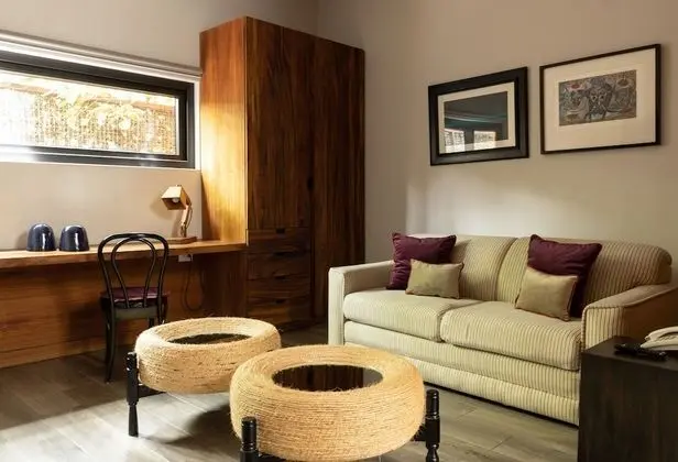 Deluxe Oda, 1 En Büyük (King) Boy Yatak ve Çekyat, Balkon, Bahçe Manzaralı