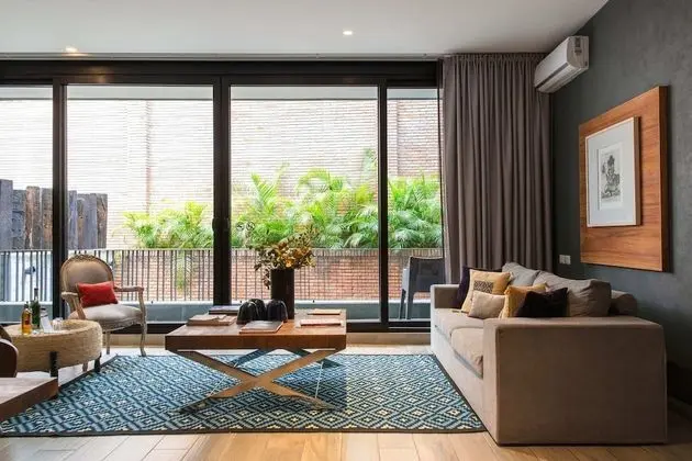 Deluxe Oda, 1 En Büyük (King) Boy Yatak ve Çekyat, Balkon, Bahçe Manzaralı