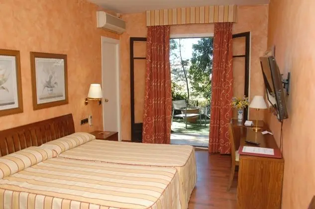 Superior Tek Büyük veya İki Ayrı Yataklı Oda (con jardín)