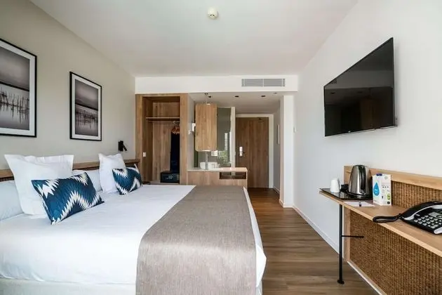 Tek Büyük Yataklı Oda, Balkon, Havuz Manzaralı