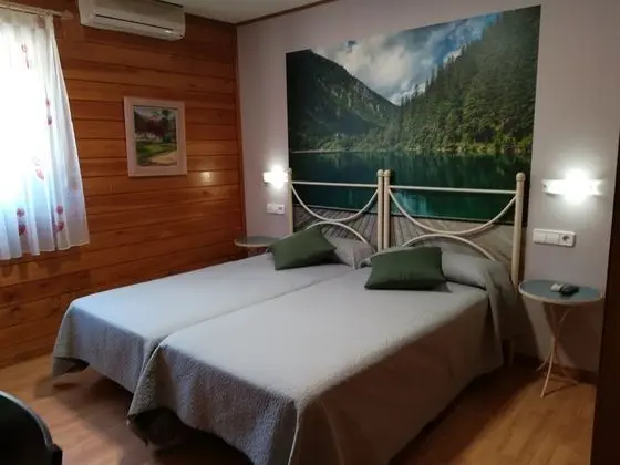 Tek Büyük veya İki Ayrı Yataklı Oda, Dağ Manzaralı