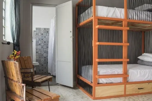 Dormitorio compartido estándar, dormitorio mixto 4 camas