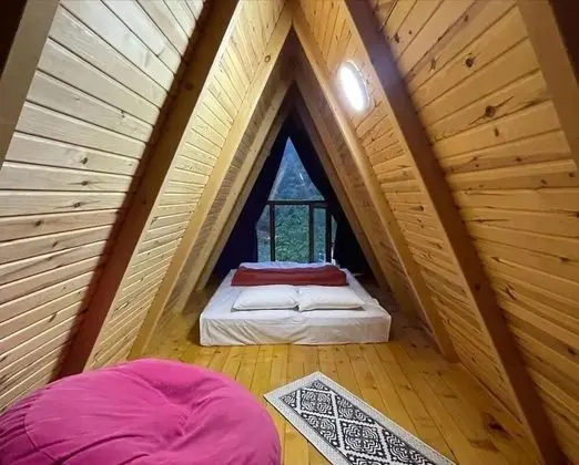 Family Bungalov, 2 Yatak Odası, Bahçe Manzaralı, Yamaçta