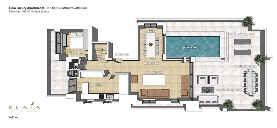 Olive - Top Floor Apartment