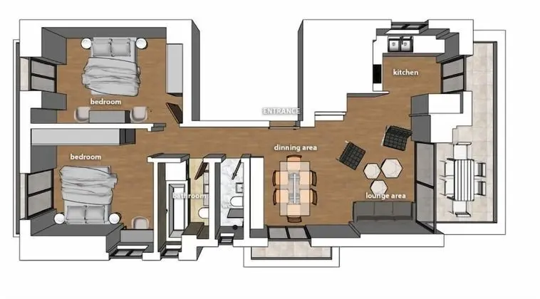 Daphne - Elaia Luxury 2nd Floor City Center Condo