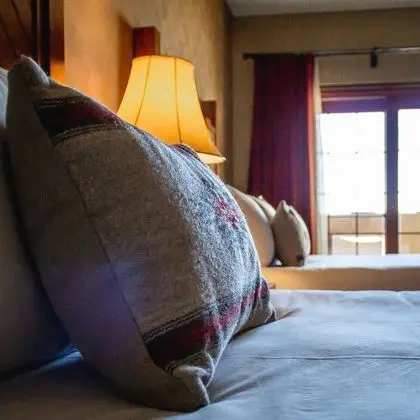Deluxe Oda, 2 Çift Kişilik Yatak, Şömine, Muhtelif Manzaralı (Deluxe Double with Balcony and Firepl)