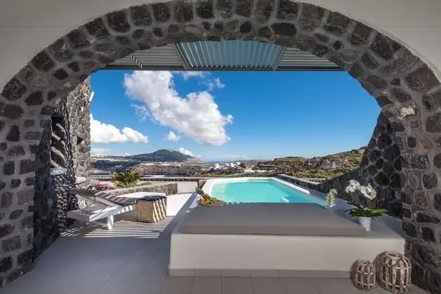 Deluxe Stüdyo Süit, Kişiye Özel Havuzlu, Deniz Manzaralı