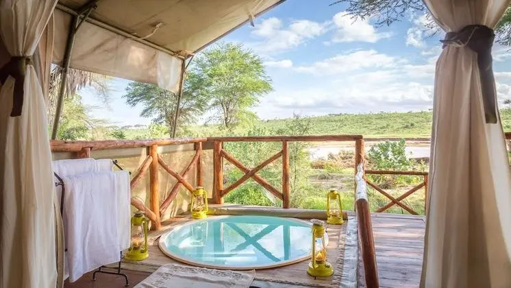 Luxury Çadır, 1 Çift Kişilik Yatak, Nehir Manzaralı