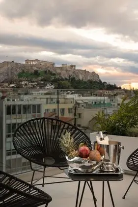Deluxe Süit, Balkon (Acropolis View)